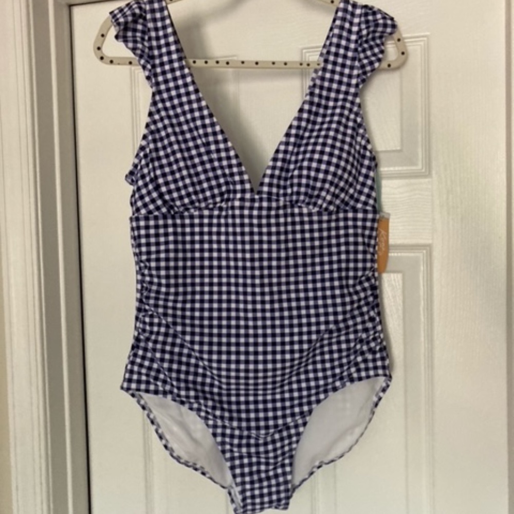 Gingham One Piece Swimsuit
